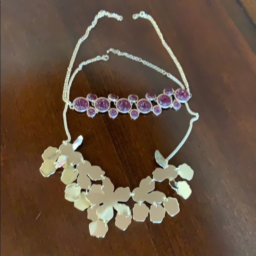 Bundle of 2 large dangling Necklaces